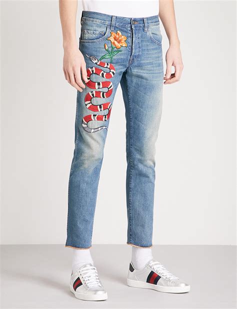 gucci jeans men|gucci denim jeans.